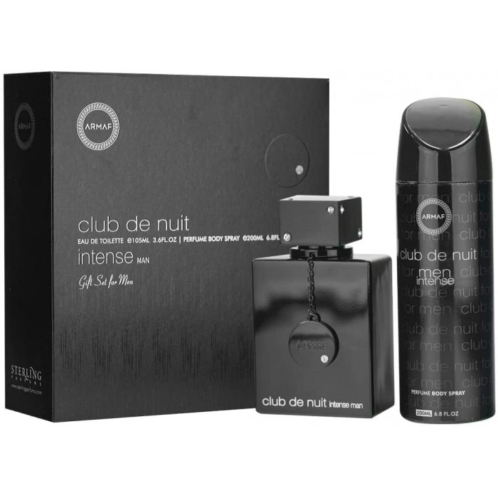 Set pentru bărbați Armaf Club De Nuit Intense - Eau de Toilette 105 ml + Deodorant 200 ml Armaf Club De Nuit Intense Set cadou Preț pentru Eau de Toilette bărbați 105ml + Deodorant 200ml