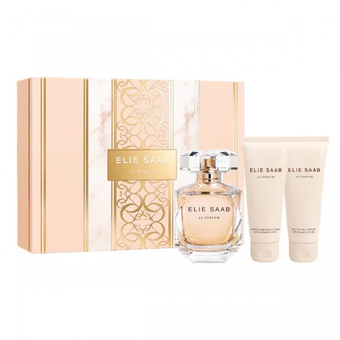 Set pentru femei Elie Saab Le Parfum - Apă de parfum 90 ml + Cremă pentru corp 75 ml + Gel de duș 75 ml