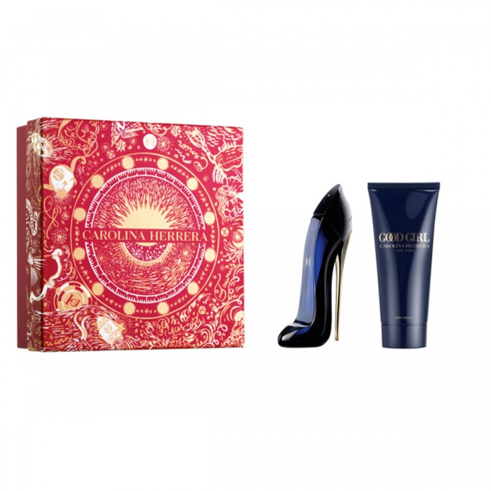 Set pentru femei Carolina Herrera Good Girl - Eau de Parfum 80 ml + Loțiune de corp 100 ml Carolina Herrera Good Girl Set cadou Preț pentru Eau de Parfum femei 80ml + Lotion pentru corp 100ml