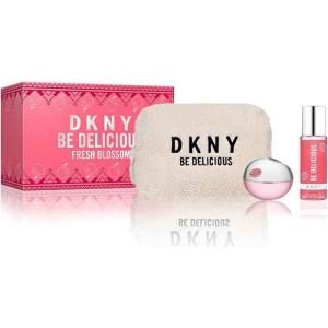 Set pentru femei Donna Karan Be Delicious Fresh Blossom - Apă de parfum 100 ml + Loțiune pentru corp 125 ml + Geantă Set pentru femei Donna Karan Be Delicious Fresh Blossom - Apă de parfum 100 ml + Loțiune pentru corp 125 ml + Geantă
