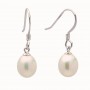 Alita - Cercei din argint cu perle A 7.5 - 8.5 mm 19003 Cercei cu perle
