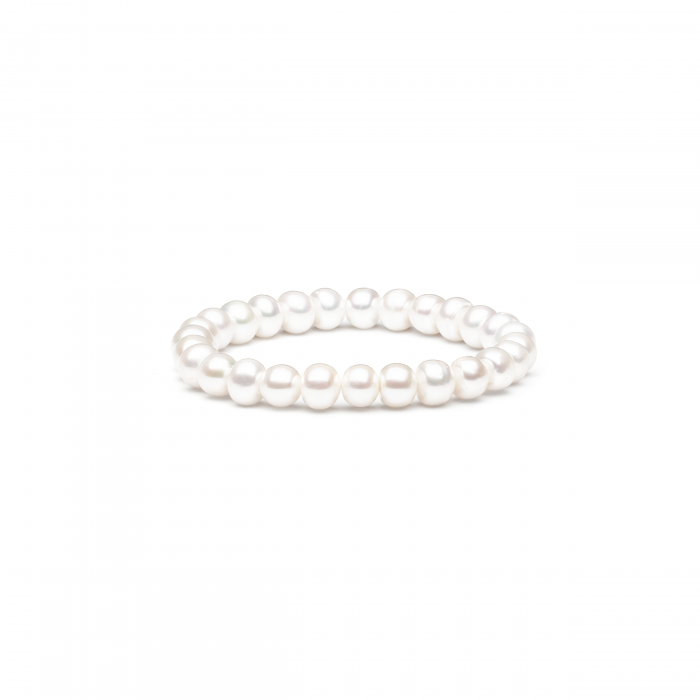 Renita - Brățară elastică cu perle A 8 - 9 mm FBW39-B Brățări cu perle