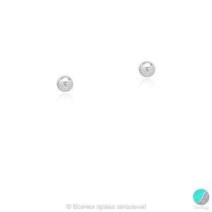 Bendida - Cercei cu bilă din argint 68837