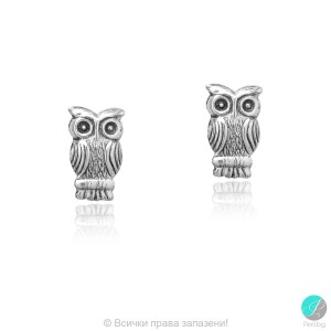 Owly - Cercei bufniță din argint 70614238