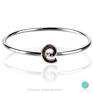 Eve - Brățară solidă din argint cu Opal 1891479459