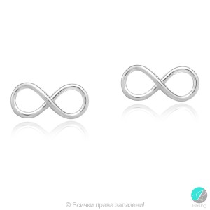 Infinity - Cercei din argint fără piatră Infinity 5470615187