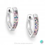 Chalis - Cercei din argint cu zirconiu colorat 70125427 Chalis - Cercei din argint cu zirconiu colorat 70125427 Bijuterii din argint