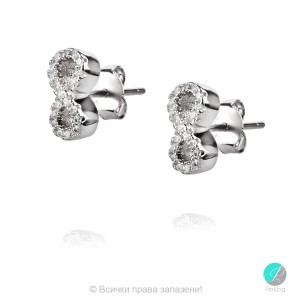 Infinity 2 - Cercei din argint - Infinity cu zirconiu 265A