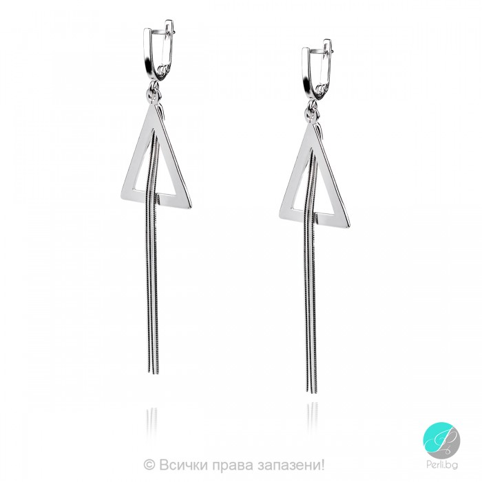Karolin - Cercei din argint Triangle 1106iv Toți cerceii