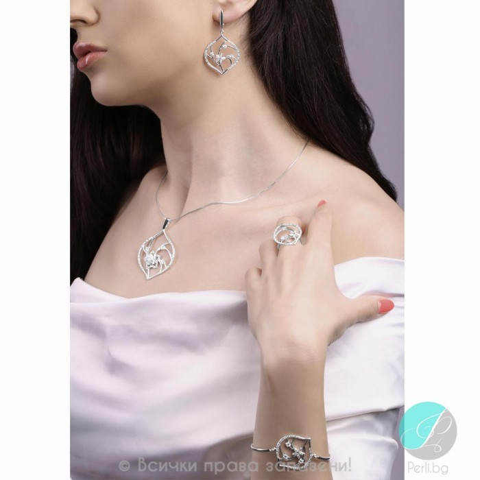 Adriane - cercei din argint cu zirconiu 140091 Toți cerceii