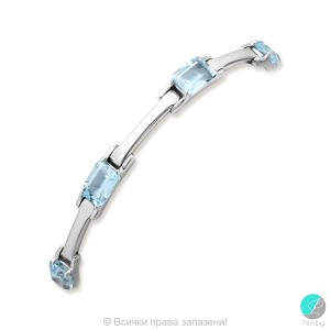 Nerina - Brățară din argint cu topaz albastru 13811813160