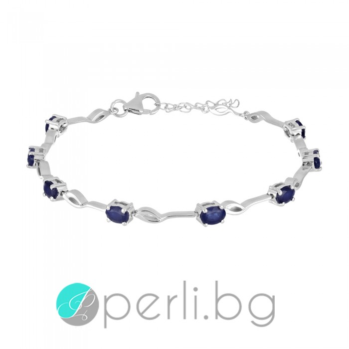 Jeanine - Brățară din argint cu safir natural 5,2 ct B032637S Jeanine - Brățară din argint cu safir natural 5,2 ct B032637S Pietre naturale