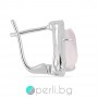 Anabelle Rose Quartz - Cercei din argint cu cuarț roz natural 5,48 ct și zirconiu E016161Rq Pietre naturale