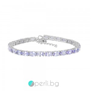 Ofelia - Brățară din argint cu tanzanit natural 11,86 ct B01485Tz
