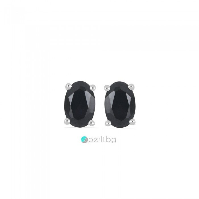 Ambra - Cercei din argint cu onix natural 1,16 ct E01481818Ox Pietre naturale
