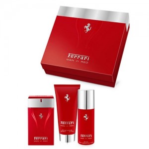 Set pentru bărbați Ferrari Man in Red - Eau de Toilette 100 ml + Gel de duș SG 200 ml + Deodorant spray DEO 150 ml Set pentru bărbați Ferrari Man in Red - Eau de Toilette 100 ml + Gel de duș SG 200 ml + Deodorant spray DEO 150 ml
