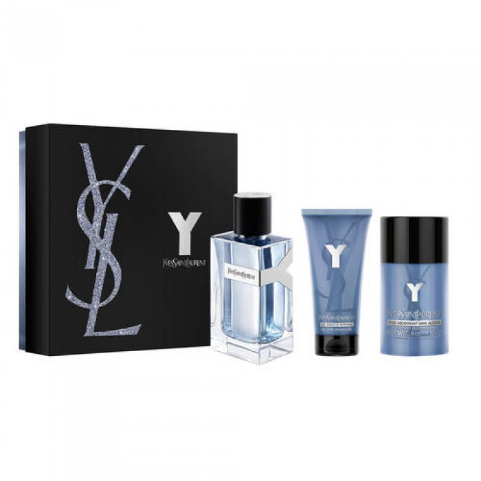 Set pentru bărbați Yves Saint Laurent "Y" - Eau de Toilette 100 ml + Gel de duș SG 50 ml + Deo-stick DEO 75 g Set pentru bărbați Yves Saint Laurent "Y" - Eau de Toilette 100 ml + Gel de duș SG 50 ml + Deo-stick DEO 75 g Parfumuri