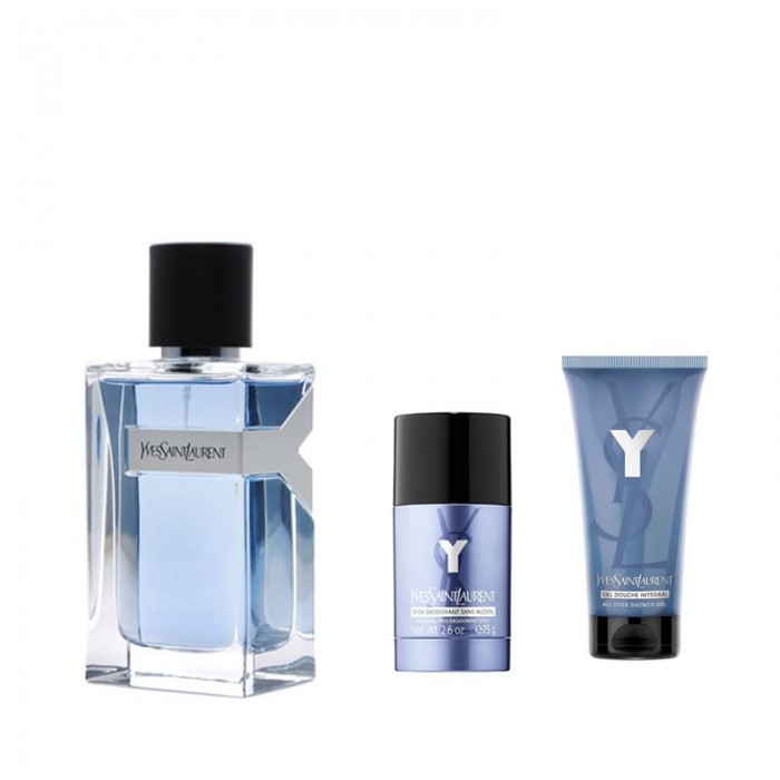 Set pentru bărbați Yves Saint Laurent "Y" - Eau de Toilette 100 ml + Gel de duș SG 50 ml + Deo-stick DEO 75 g Set pentru bărbați Yves Saint Laurent "Y" - Eau de Toilette 100 ml + Gel de duș SG 50 ml + Deo-stick DEO 75 g Parfumuri