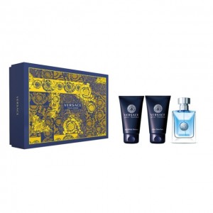 Set pentru bărbați Versace Pour Homme - Apă de toaletă 50 ml + Balsam pentru bărbierit ASB 50 ml + Gel de duș SG 50 ml