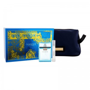Set pentru bărbați Versace Man Eau Fraiche - Eau de Toilette 100 ml + Mini 10 ml + geantă de transport Set pentru bărbați Versace Man Eau Fraiche - Eau de Toilette 100 ml + Mini 10 ml + geantă de transport