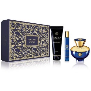 Set pentru femei Versace Dylan Blue - Eau de Parfum 100 ml + Mini 10 ml + Loțiune de corp BL 150 ml Set pentru femei Versace Dylan Blue - Eau de Parfum 100 ml + Mini 10 ml + Loțiune de corp BL 150 ml