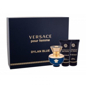 Set pentru femei Versace Dylan Blue - Eau de Parfum 50 ml + Loțiune de corp BL 50 ml + Gel de duș SG 50 ml Set pentru femei Versace Dylan Blue - Eau de Parfum 50 ml + Loțiune de corp BL 50 ml + Gel de duș SG 50 ml