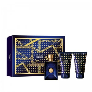 Set pentru bărbați Versace DYLAN BLUE - Apă de toaletă 50 ml + Balsam după ras ASB 50 ml + Gel de duș SG 50 ml