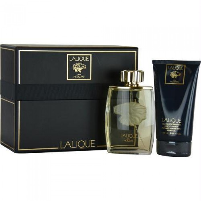 Set pentru bărbați Lalique Lion - Eau de Parfum 125 ml + Gel de duș SG 150 ml Parfumuri