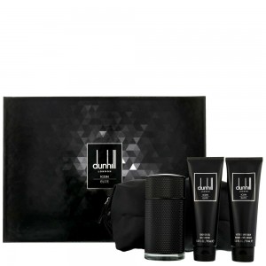 Set pentru bărbați Dunhill Icon Elite - Eau de Parfum EDP 100 ml + Balsam pentru bărbierit ASB 90 ml + Gel de duș SG 90 ml + geantă de transport Set pentru bărbați Dunhill Icon Elite - Eau de Parfum EDP 100 ml + Balsam pentru bărbierit ASB 90 ml + Gel de duș SG 90 ml + geantă de transport