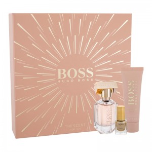 Set pentru femei HUGO BOSS THE SCENT - Apă de parfum 30 ml + Loțiune de corp BL 50 ml + Lac de unghii