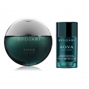 Set pentru bărbați Bvlgari Aqva - Eau de Toilette 100 ml + Deodorant stick DEO 75 g