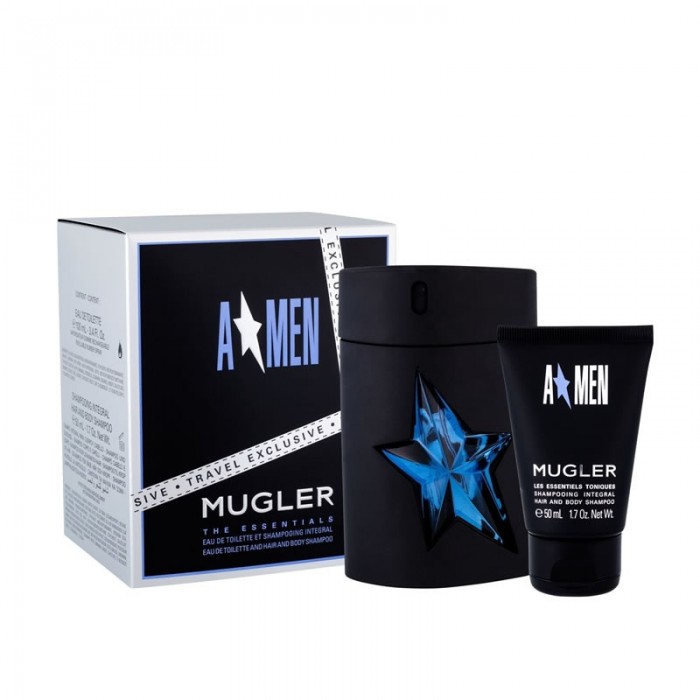 Set pentru bărbați Thierry Mugler A*Men - Apă de toaletă 100 ml /Flacon de cauciuc reîncărcabil/ + Șampon 50 ml Set pentru bărbați Thierry Mugler A*Men - Apă de toaletă 100 ml /Flacon de cauciuc reîncărcabil/ + Șampon 50 ml Parfumuri