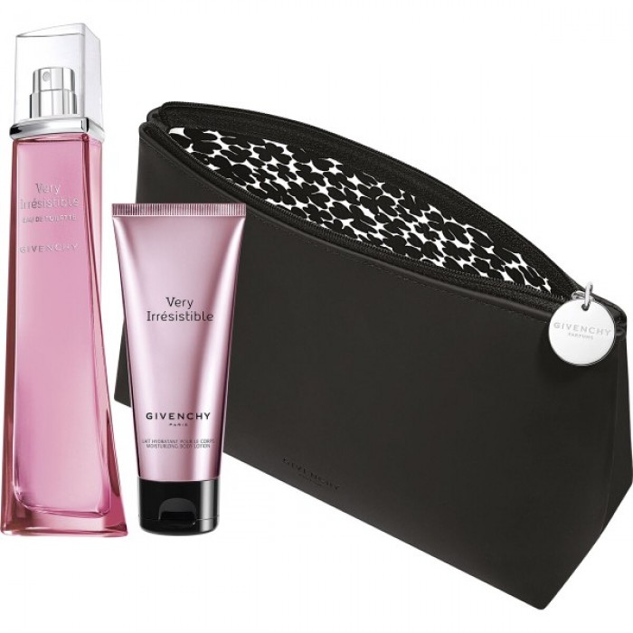 Set pentru femei Givenchy Very Irresistible - Apă de toaletă 50 ml + Loțiune de corp BL 75 ml + Geantă de transport Set pentru femei Givenchy Very Irresistible - Apă de toaletă 50 ml + Loțiune de corp BL 75 ml + Geantă de transport Parfumuri