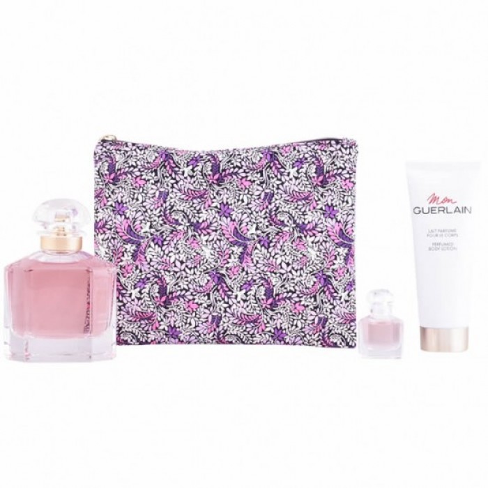 Set pentru femei Guerlain Mon Guerlain - Eau de Parfum 100 ml + Mini 5 ml + Loțiune de corp BL 75 ml + Geantă de transport Set pentru femei Guerlain Mon Guerlain - Eau de Parfum 100 ml + Mini 5 ml + Loțiune de corp BL 75 ml + Geantă de transport Parfumuri