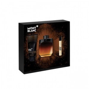 Set pentru bărbați Mont Blanc Legend NIGHT - Eau de Parfum 100 ml + Mini 7.5 ml + Balsam pentru după ras ASB 100 ml
