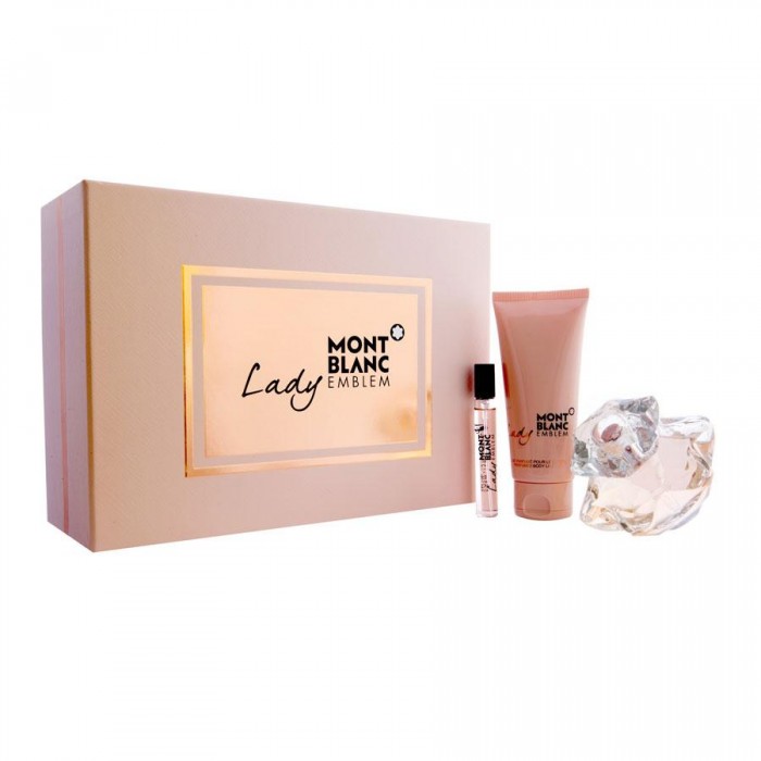 Set pentru femei Mont Blanc Lady Emblem - Eau de Parfum 75 ml + 7,5 ml + Loțiune de corp BL 100 ml Parfumuri
