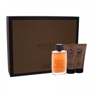 Set pentru bărbați Gucci Guilty Absolute - Eau de Parfum 50 ml + Balsam pentru bărbierit ASB 50 ml + Gel de duș SG 50 ml Set pentru bărbați Gucci Guilty Absolute - Eau de Parfum 50 ml + Balsam pentru bărbierit ASB 50 ml + Gel de duș SG 50 ml