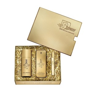 Set pentru bărbați Paco Rabanne 1 Million - Eau de Toilette 100 ml + Mini 10 ml + Deodorant DEO 150 ml Set pentru bărbați Paco Rabanne 1 Million - Eau de Toilette 100 ml + Mini 10 ml + Deodorant DEO 150 ml