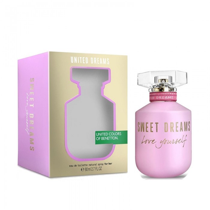 Benetton UCB Utd Dreams Sweet Dreams Love Yourself - Apă de toaletă pentru femei 80 ml Parfumuri