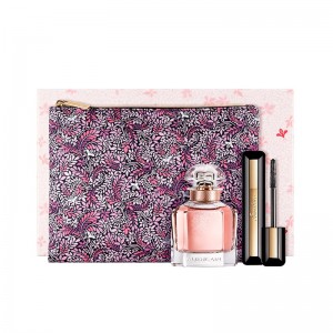 Set pentru femei Guerlain Mon Guerlain Florale - Eau de Parfum 50 ml + Mascara Mascara Volum 01 8.5 ml + Servieta