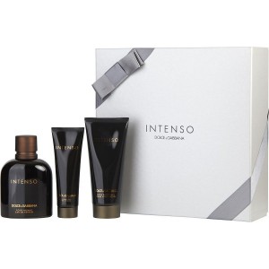 Set pentru bărbați Dolce&Gabbana Pour Homme Intenso - Eau de Parfum 125 ml + Balsam pentru bărbierit ASB 100 ml + Gel de duș SG 50 ml