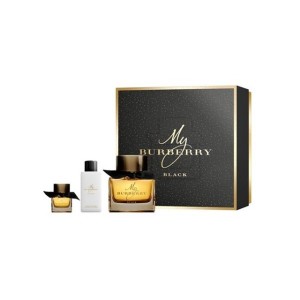 Set pentru femei BURBERRY MY BURBERRY BLACK - Parfum 90 ml + 5 ml + Loțiune de corp BL 75 ml