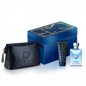 Set pentru bărbați Versace Pour Homme - Eau de Toilette 100 ml + Gel de duș SG 100 ml + geantă de transport