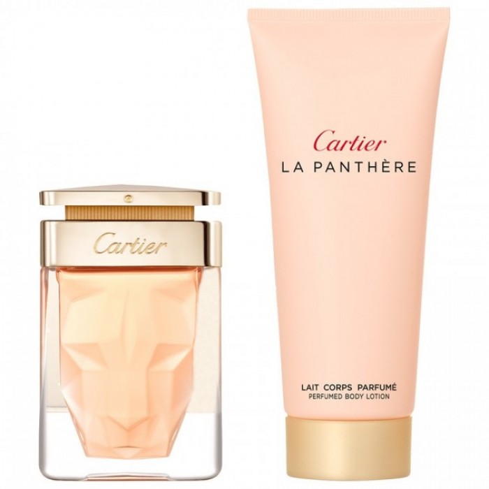 Set pentru femei Cartier La Panthere - Eau de Parfum 50 ml + Loțiune de corp BL 100 ml Parfumuri