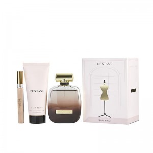 Set pentru femei Nina Ricci L`Extase - Eau de Parfum 80 ml + Body Lotion BL 100 ml + Mini 5 ml