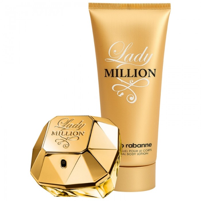 Set pentru femei Paco Rabanne LADY MILLION - Eau de Parfum 50 ml + Loțiune de corp BL 75 ml, 2018 Set pentru femei Paco Rabanne LADY MILLION - Eau de Parfum 50 ml + Loțiune de corp BL 75 ml, 2018 Parfumuri
