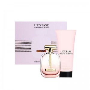 Set pentru femei Nina Ricci L`Extase Caresse de Roses - Eau de Parfum 50 ml + Loțiune de corp BL 100 ml