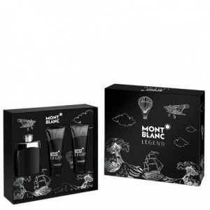 Set pentru bărbați Mont Blanc Legend - Apă de toaletă 100 ml + Balsam după ras ASB 100 ml + Gel de duș SG 100 ml