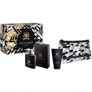 Set pentru bărbați Trussardi Uomo - Apă de toaletă pentru bărbați 100 ml + Gel de duș SG 100 ml + geantă de transport Set pentru bărbați Trussardi Uomo - Apă de toaletă pentru bărbați 100 ml + Gel de duș SG 100 ml + geantă de transport