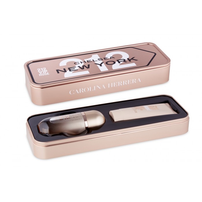 Set pentru femei Carolina Herrera 212 VIP ROSE - Eau de Parfum 50 ml + Loțiune de corp BL 75 ml Parfumuri
